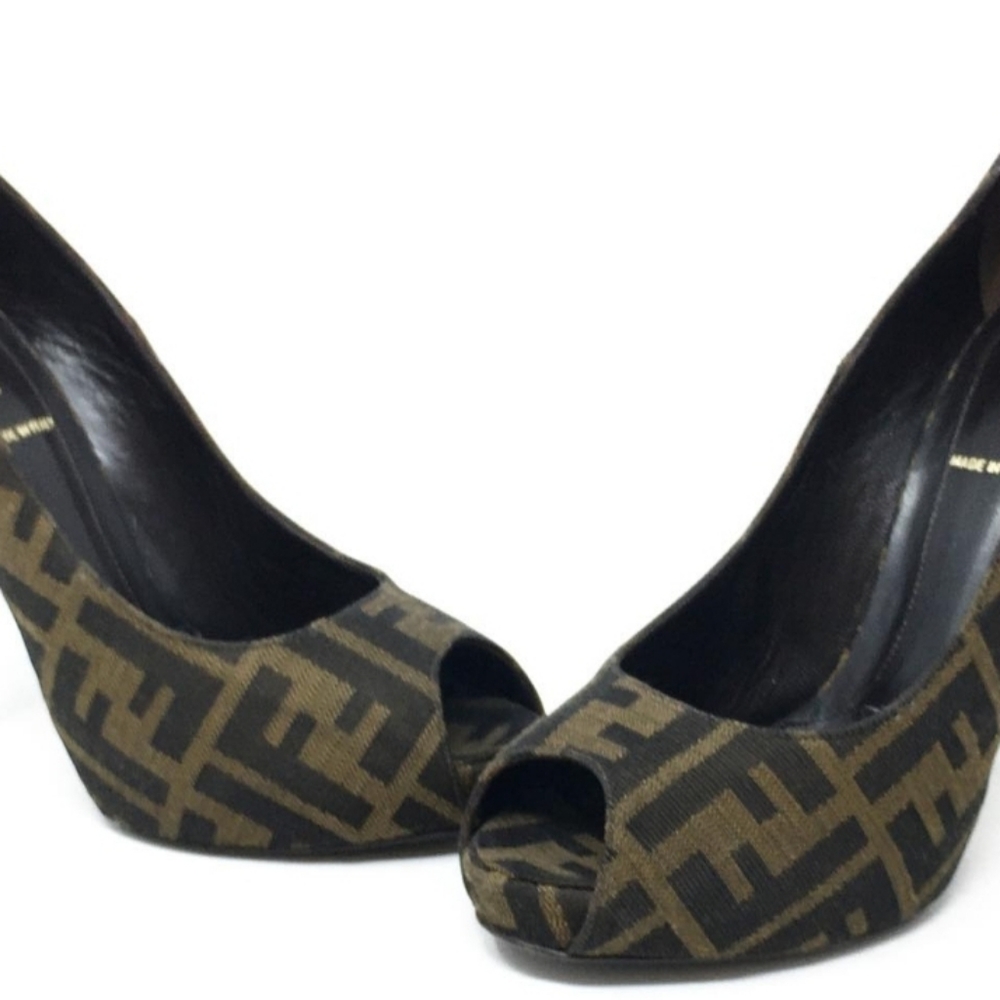 Fendi monogram heels
